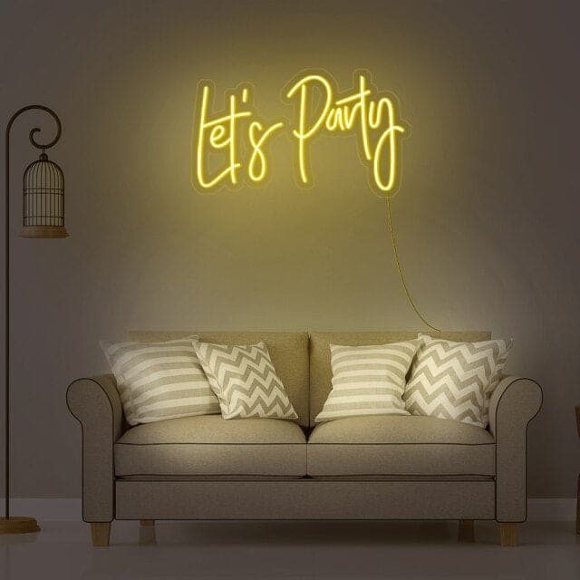 Let's Party Neon Light