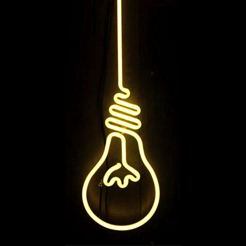 Light Bulb Neon Sign