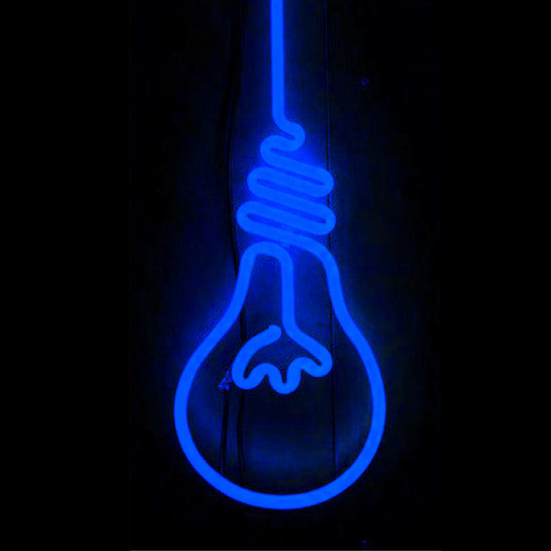 Light Bulb Neon Sign