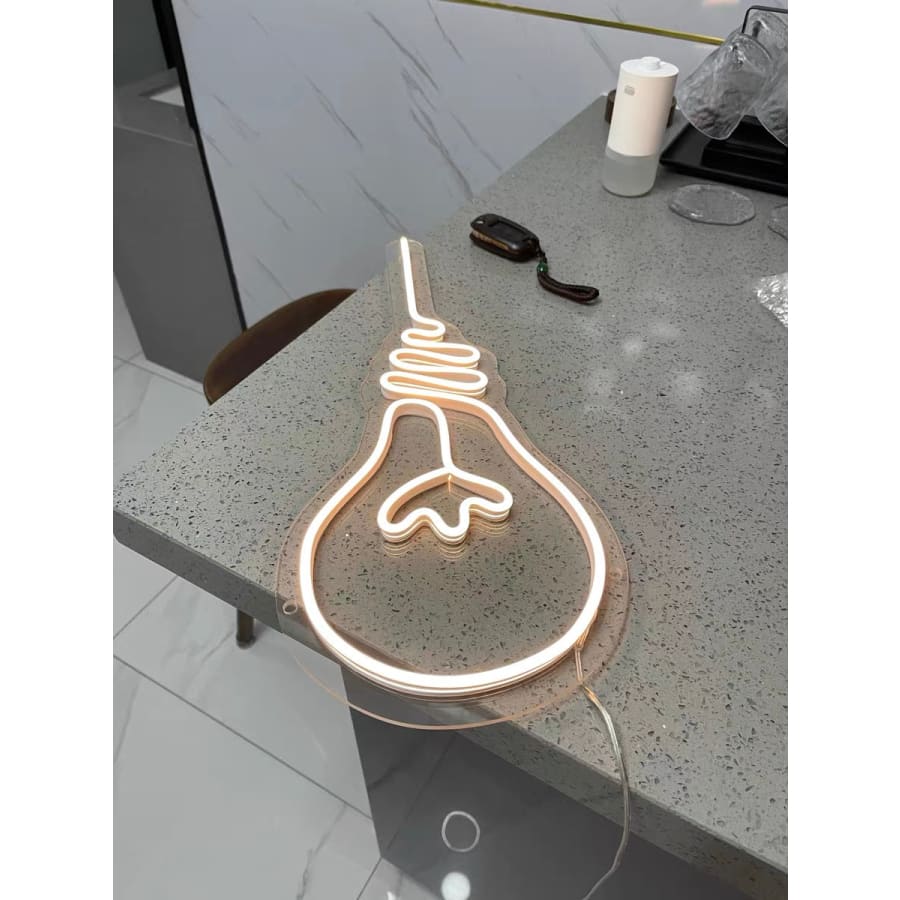 Light Bulb Neon Sign