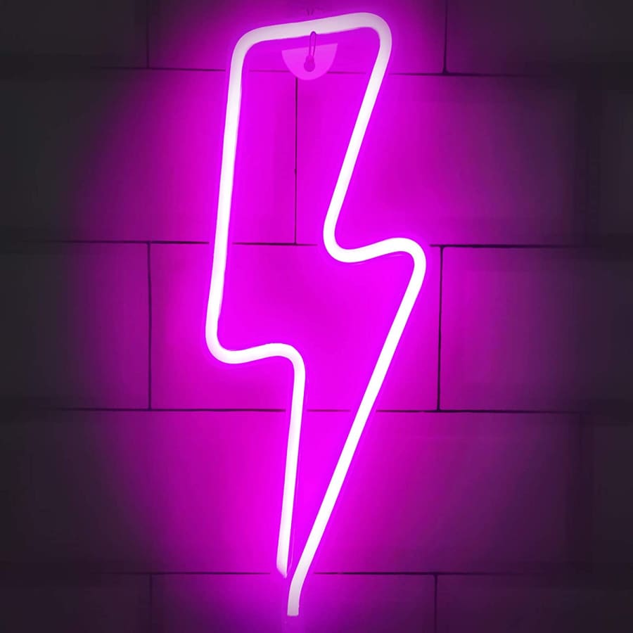 Lightning Bolt Neon Sign