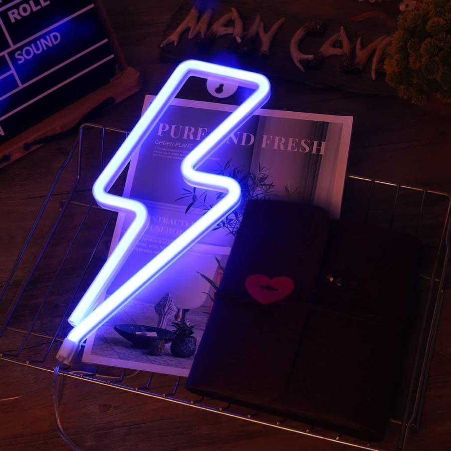 Lightning Bolt Neon Sign