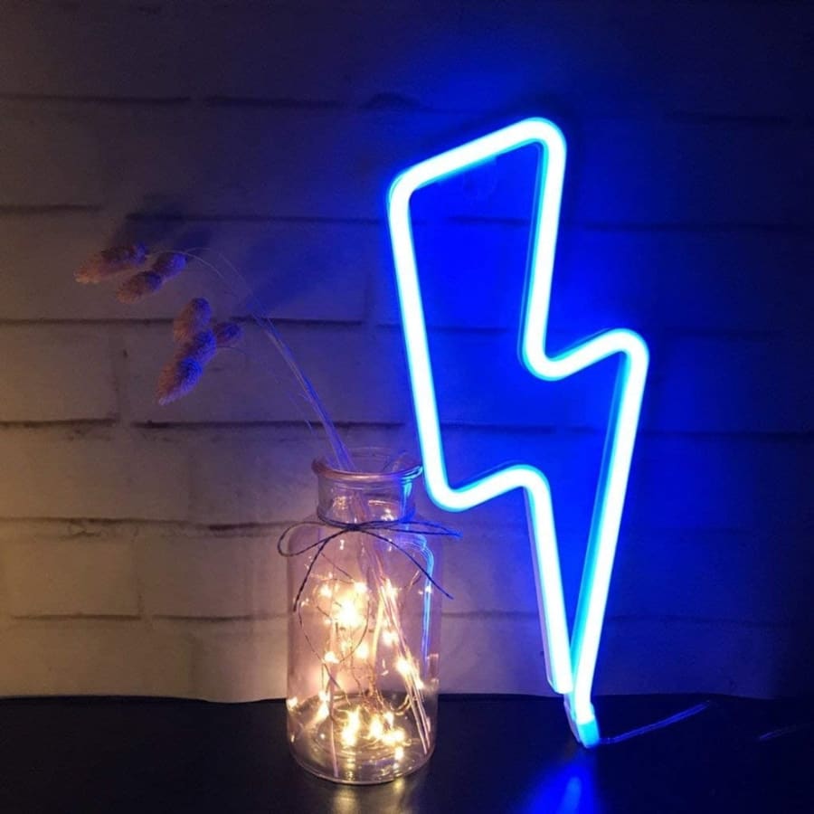 Lightning Bolt Neon Sign