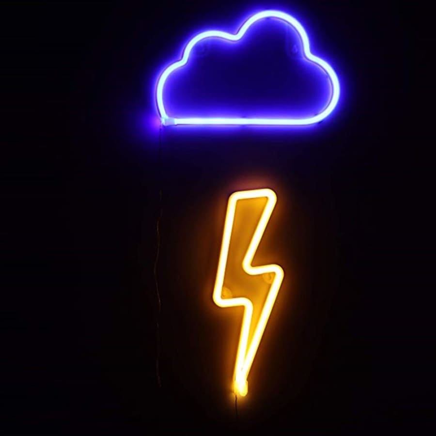 Lightning Bolt Neon Sign