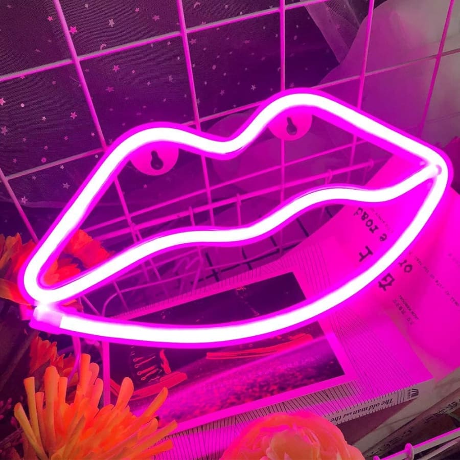 Lips Neon Light