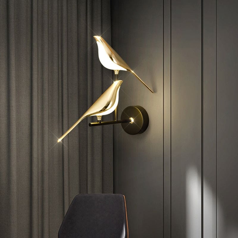 Magpie Bird Light Fixture