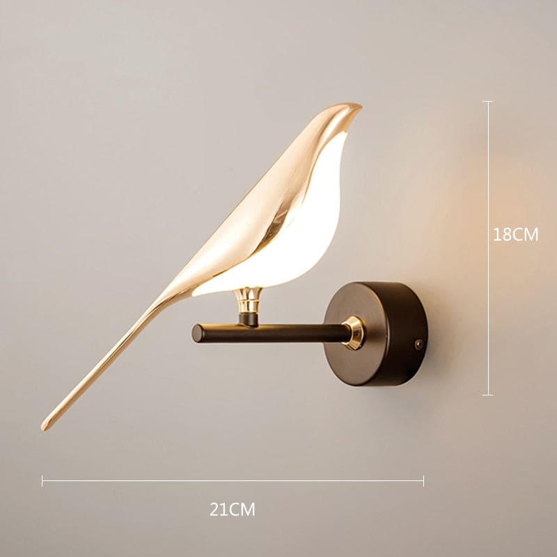 Magpie Bird Light Fixture