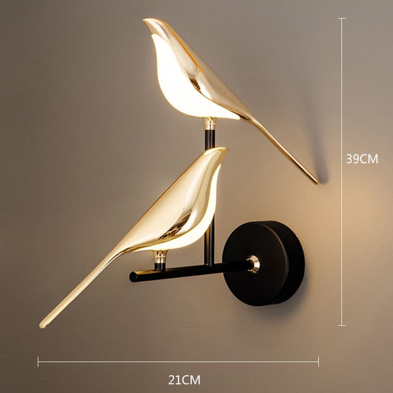 Magpie Bird Light Fixture