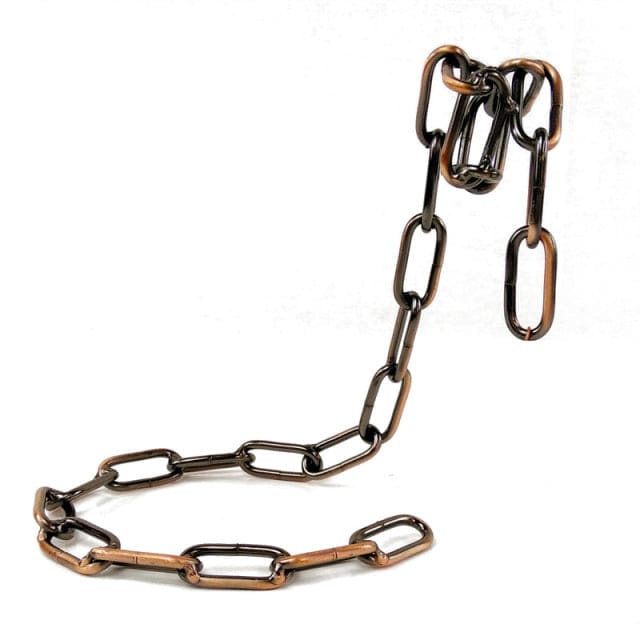 Metal Chain Hanging Wine Bottle Holder