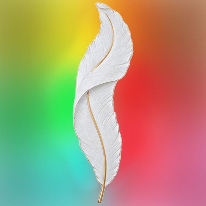 Modern Feather RGB Led Wall Lamp