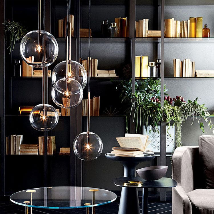 Modern Led Pendant Lamp Glass Ball