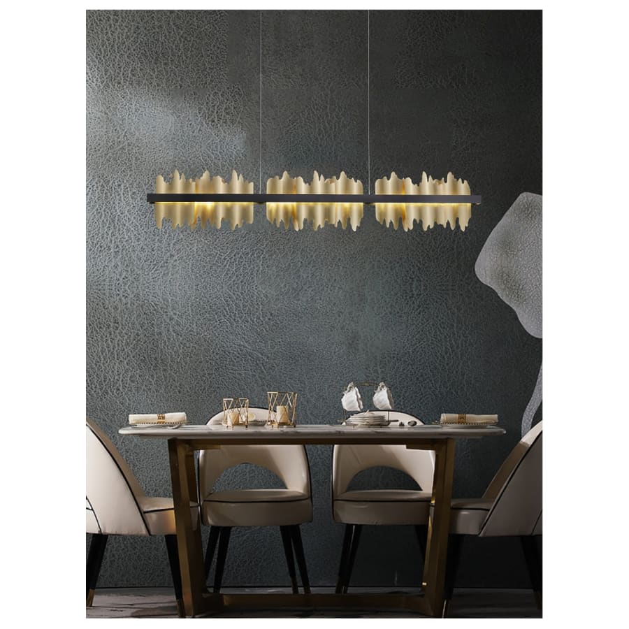 Modern Rectangle Chandelier Hanging Lamp