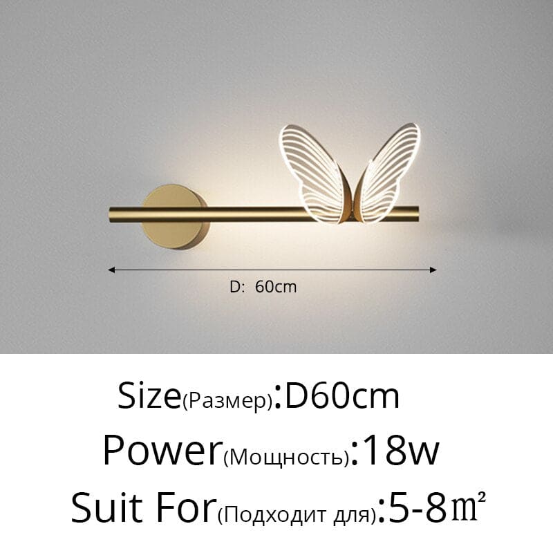 Modern Sconce Butterfly Wall Light