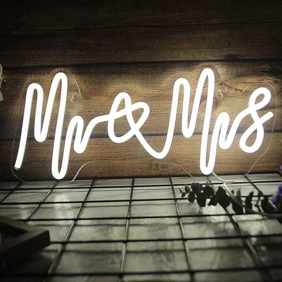 Mr And Mrs Neon Light