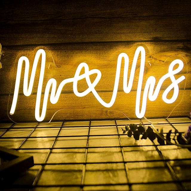 Mr And Mrs Neon Light