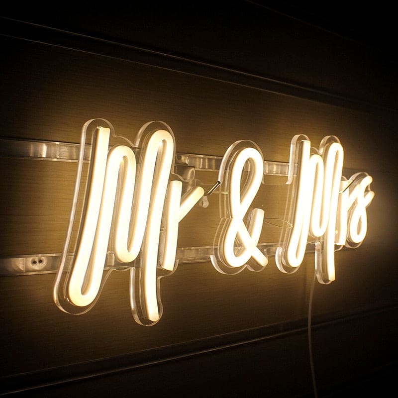 Mr And Mrs Neon Light