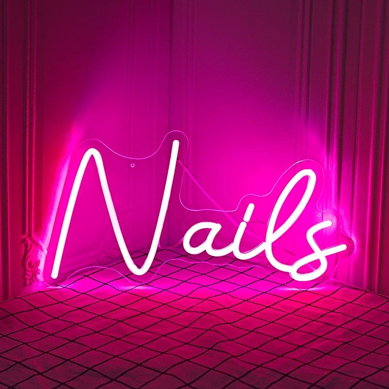 Nails Beauty Salon  Neon Sign