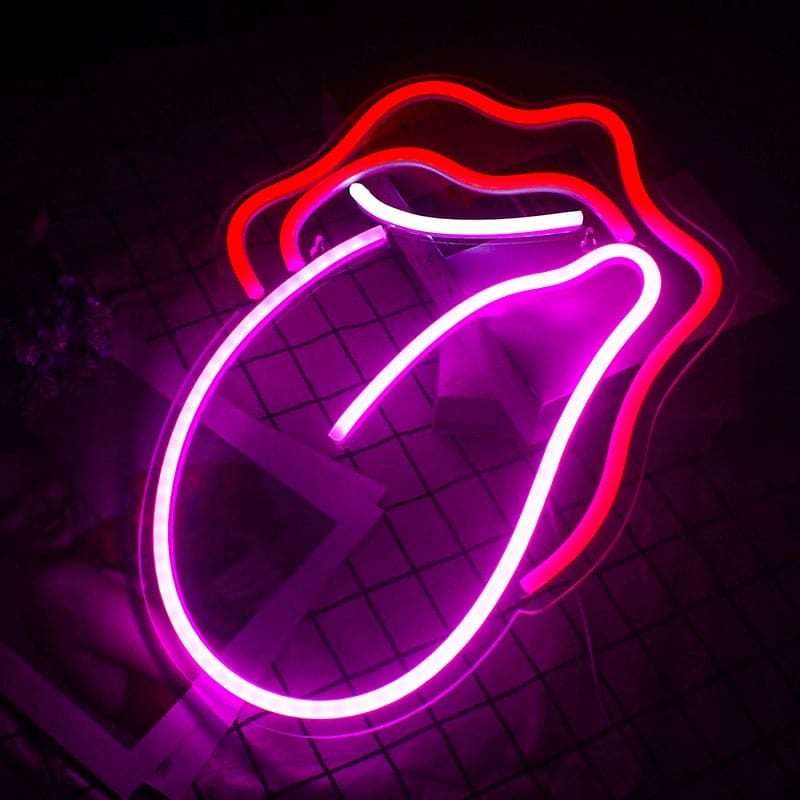 Pink Floyd Tongue Neon Sign