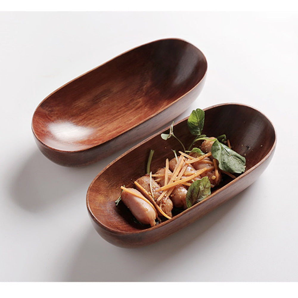 Wooden Serving Boat