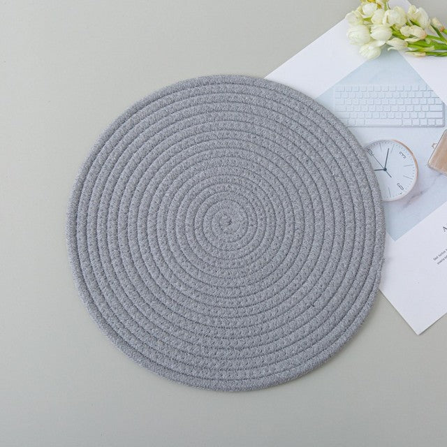 Woven/Braided Placemat and Coasters