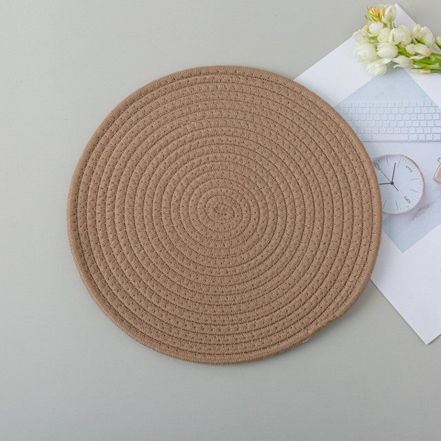 Woven/Braided Placemat and Coasters