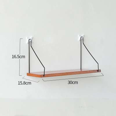 Wooden Wall-Mount Shelf