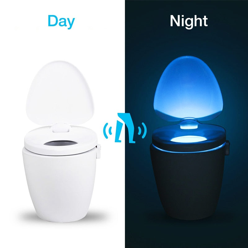 Motion-Sensor Toilet Nightlight