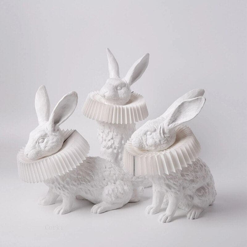 Rabbit Scarf Led Table Lamp