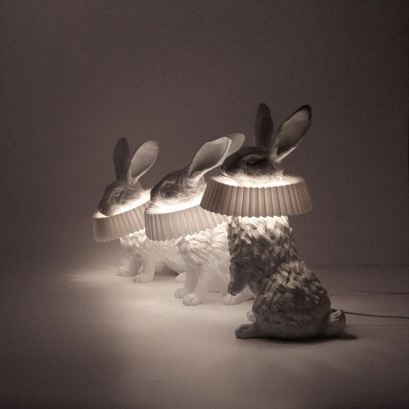 Rabbit Scarf Led Table Lamp