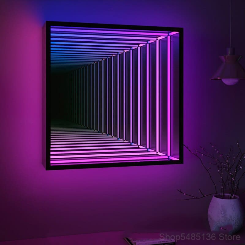 RGB Tunnel Mirror Lamp