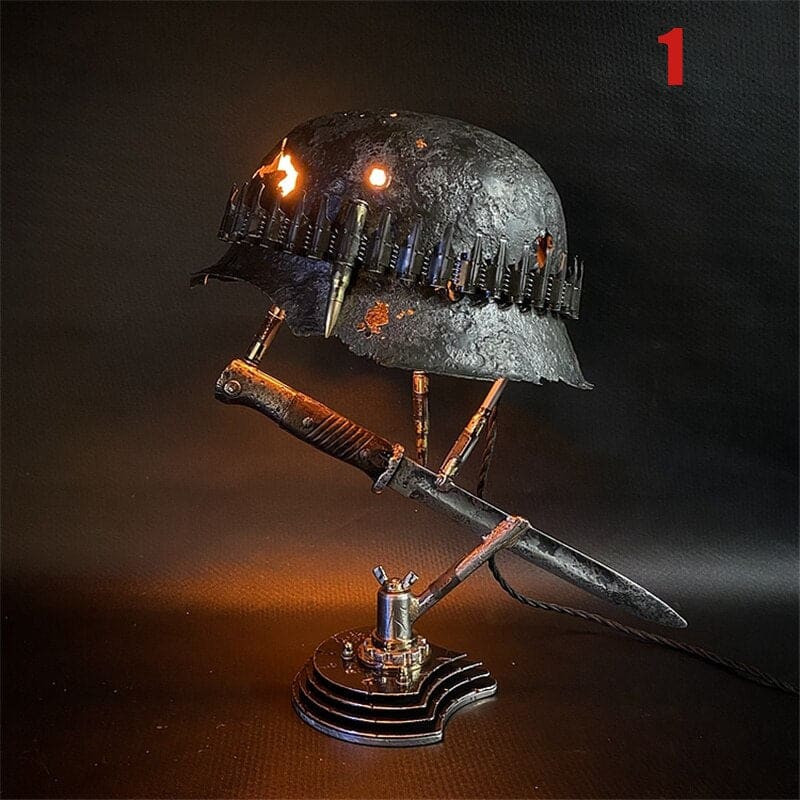 Stahlhelm Helmet Table Lamp