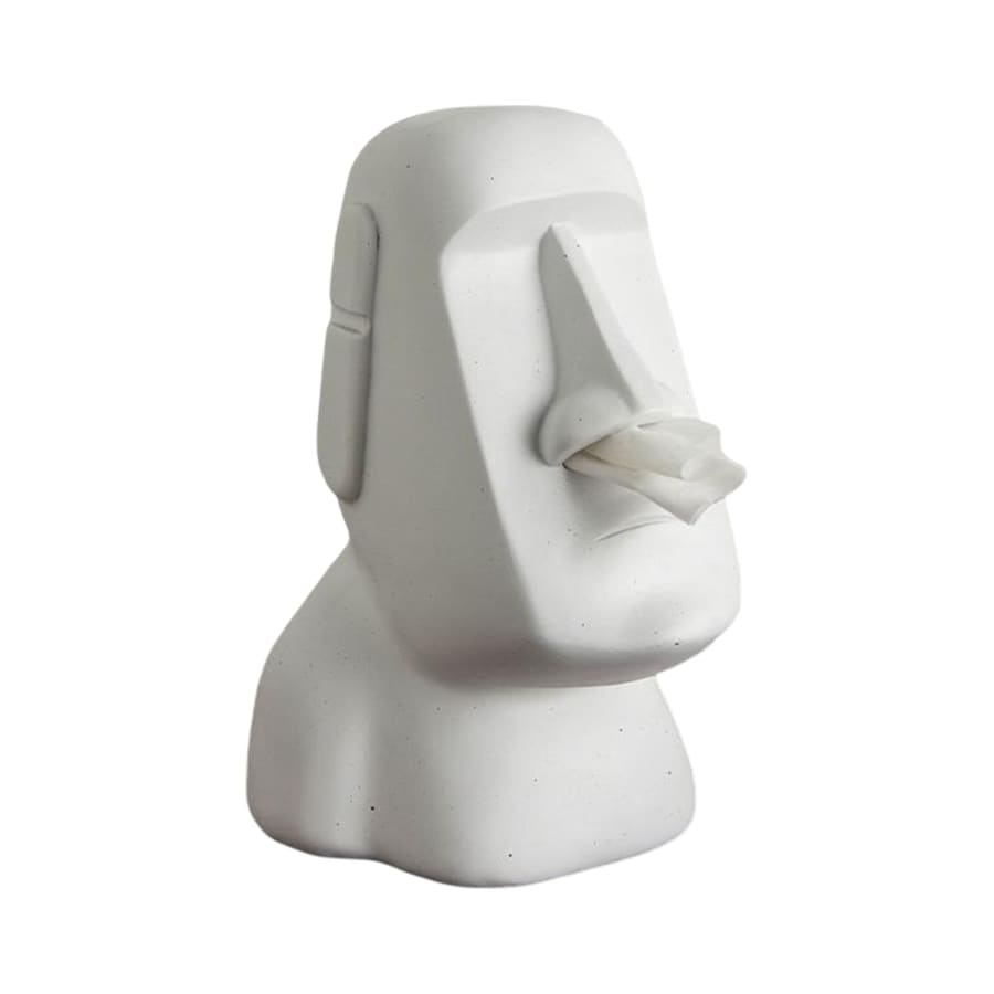 Stone Figure Facial Tissue Box