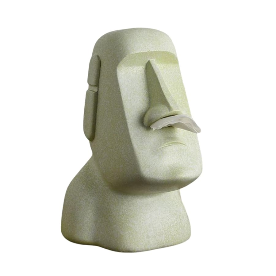 Stone Figure Facial Tissue Box