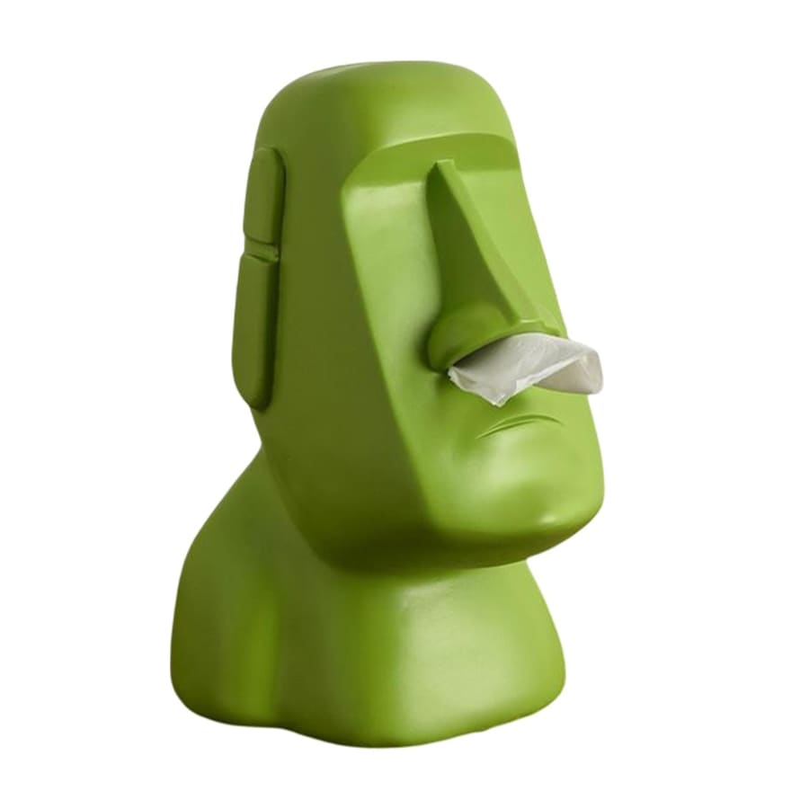 Stone Figure Facial Tissue Box