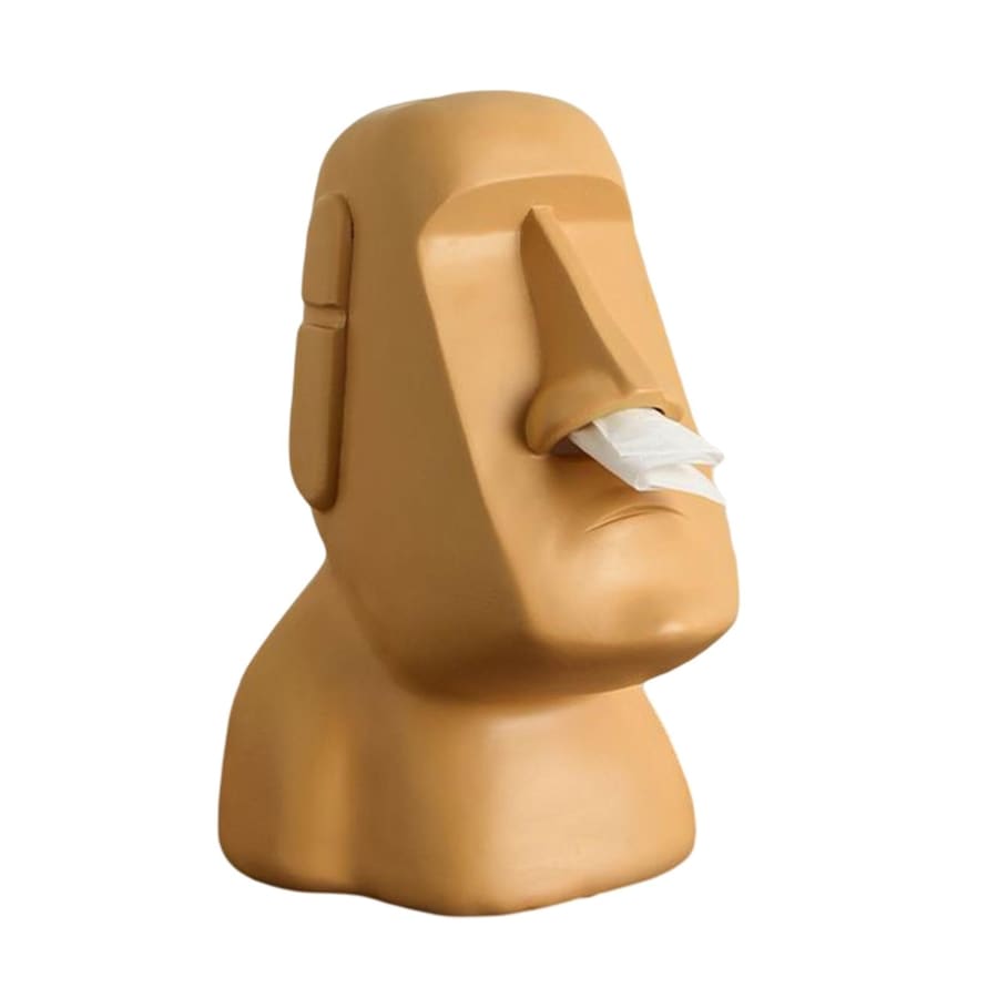 Stone Figure Facial Tissue Box