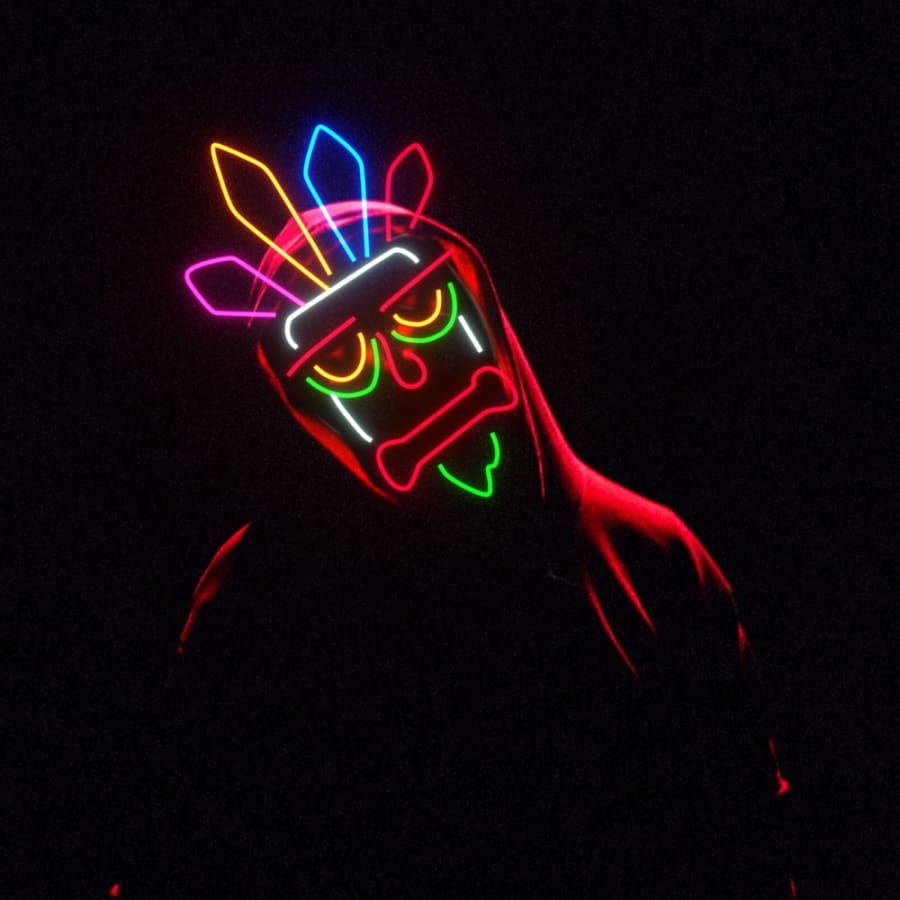 Tiki Mask Neon Signs