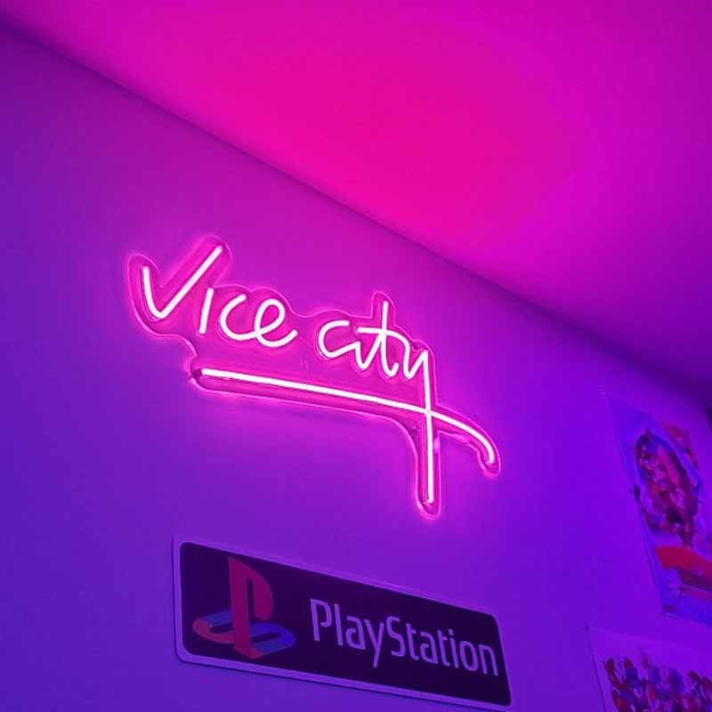 Vice City LED Neon Sign
