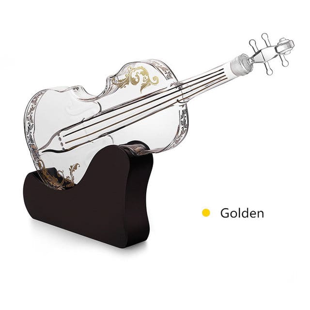 Violin Whisky Decanter With Holder Wine