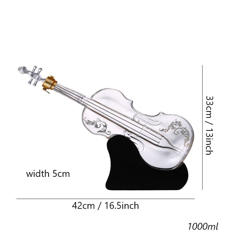Violin Whisky Decanter With Holder Wine
